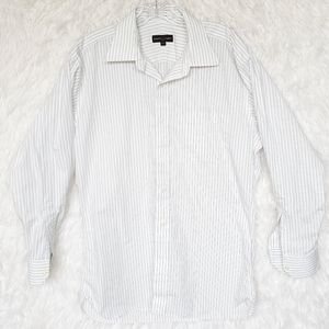 Robert Talbott Verticle Stripped Button Down Shirt